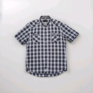 7‎ Diamonds Mens Western Short Sleeve Shirt - XL Slim Fit